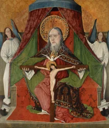 Heilige Dreifaltigkeit, Zentrales Panel vom Hochaltar der Dreifaltigkeitskirche, Mosóc